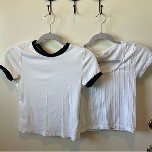 White crop tops